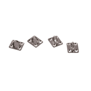 Kit Square Plates (4 unidades) – Ganchos en acero