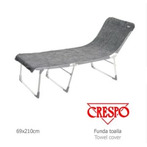 Toalla funda para silla Crespo talla XL gris